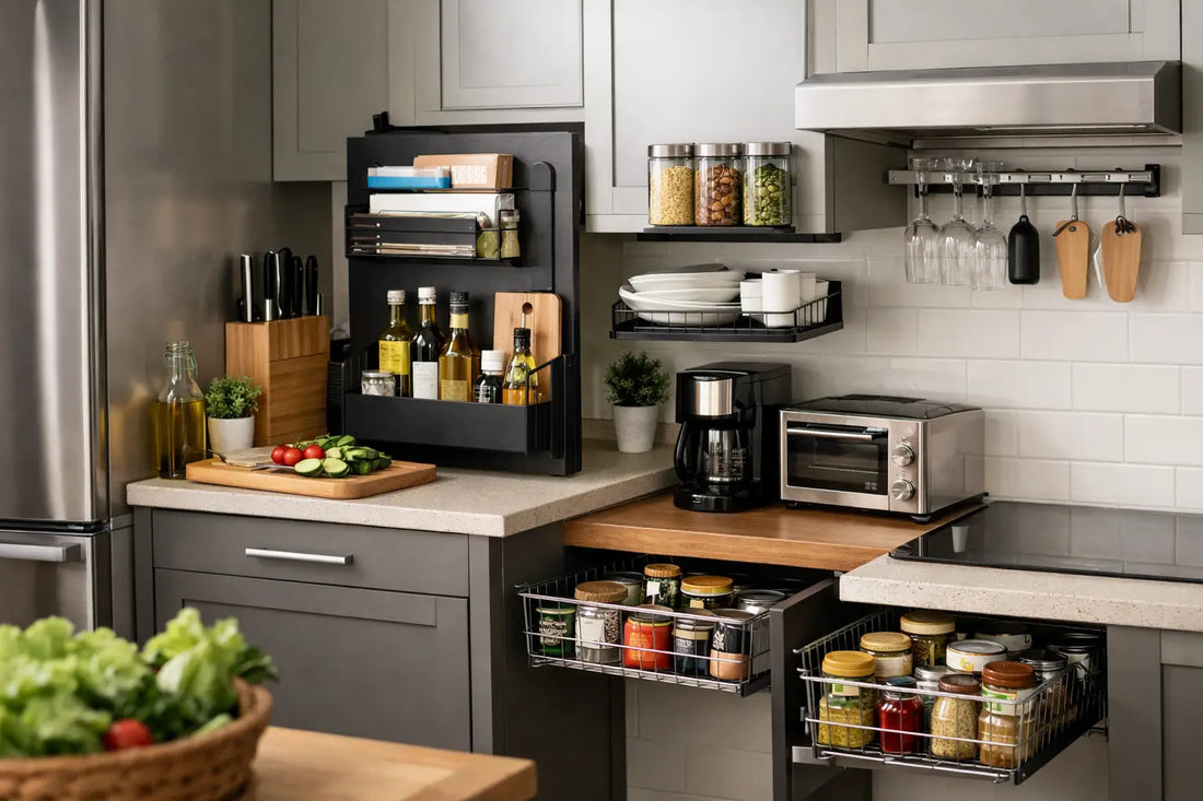 Exemple de cuisine optimisée sans rénovation