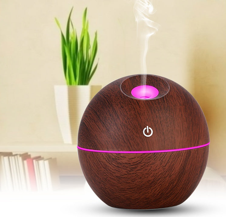 ZenAroma diffuseur ultrasonique USB compact avec brume fine et LED 7 couleurs pour huiles essentielles