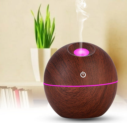 ZenAroma diffuseur ultrasonique USB compact avec brume fine et LED 7 couleurs pour huiles essentielles