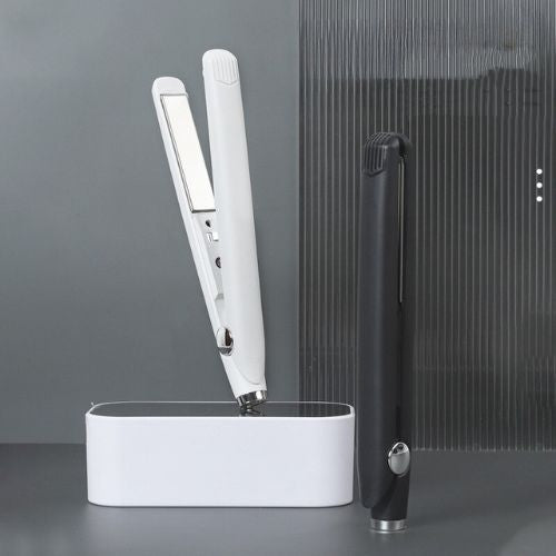 TrendiTwist mini lisseur boucleur 2-en-1 USB compact pour lisser ou boucler en déplacement