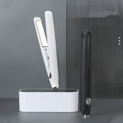 TrendiTwist mini lisseur boucleur 2-en-1 USB compact pour lisser ou boucler en déplacement