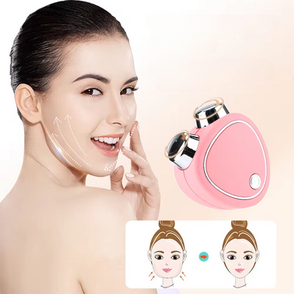 MicroLift Visage roller de soin facial à microcourant pour tonifier les contours et améliorer l'absorption des soins