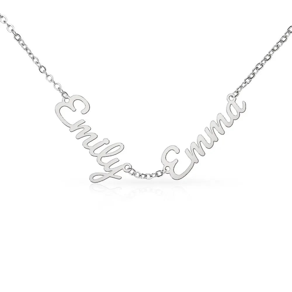 💕 Collier 2 ou 3 Prénoms Personnalisé