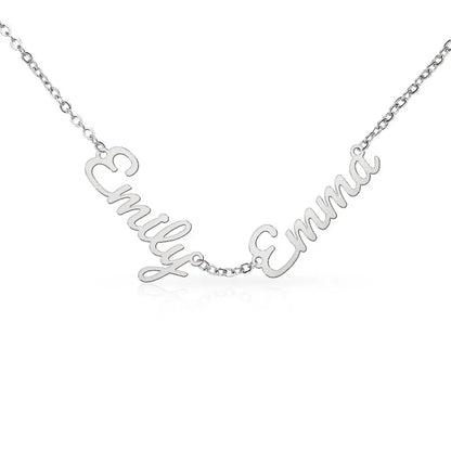💕 Collier 2 ou 3 Prénoms Personnalisé