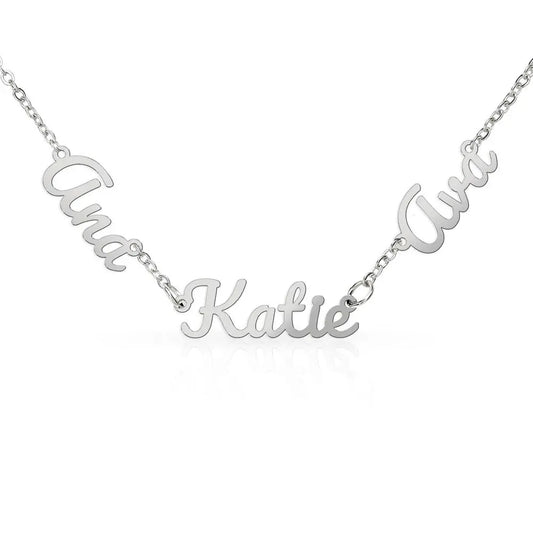 💕 Personalized 2 or 3 Name Necklace