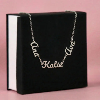 💕 Collier 2 ou 3 Prénoms Personnalisé