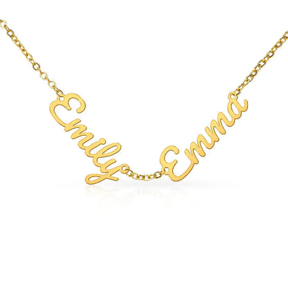 💕 Collier 2 ou 3 Prénoms Personnalisé