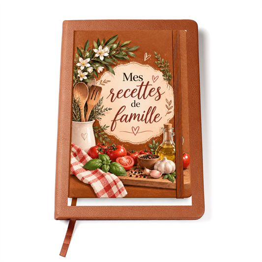 📖 Leather Journal - 🍲 My Family Recipes