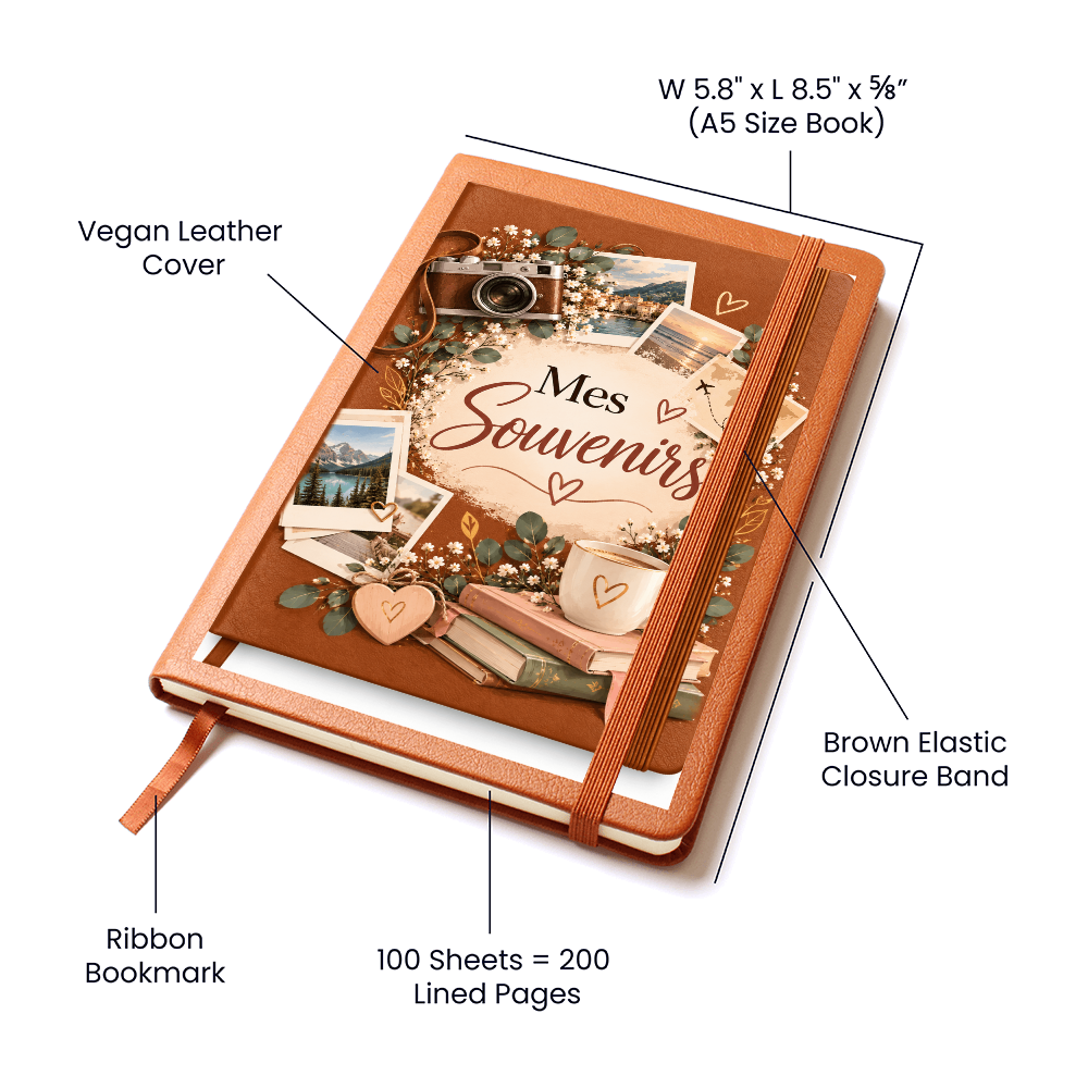📖 Leather Journal - ❤️ My Memories