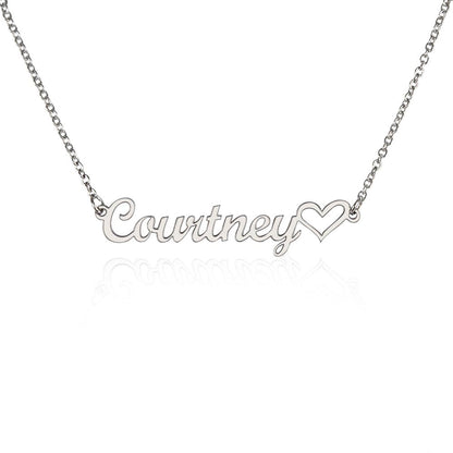❤️ Personalized Name Necklace with Heart