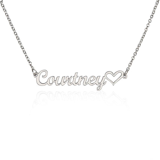 ❤️ Personalized Name Necklace with Heart