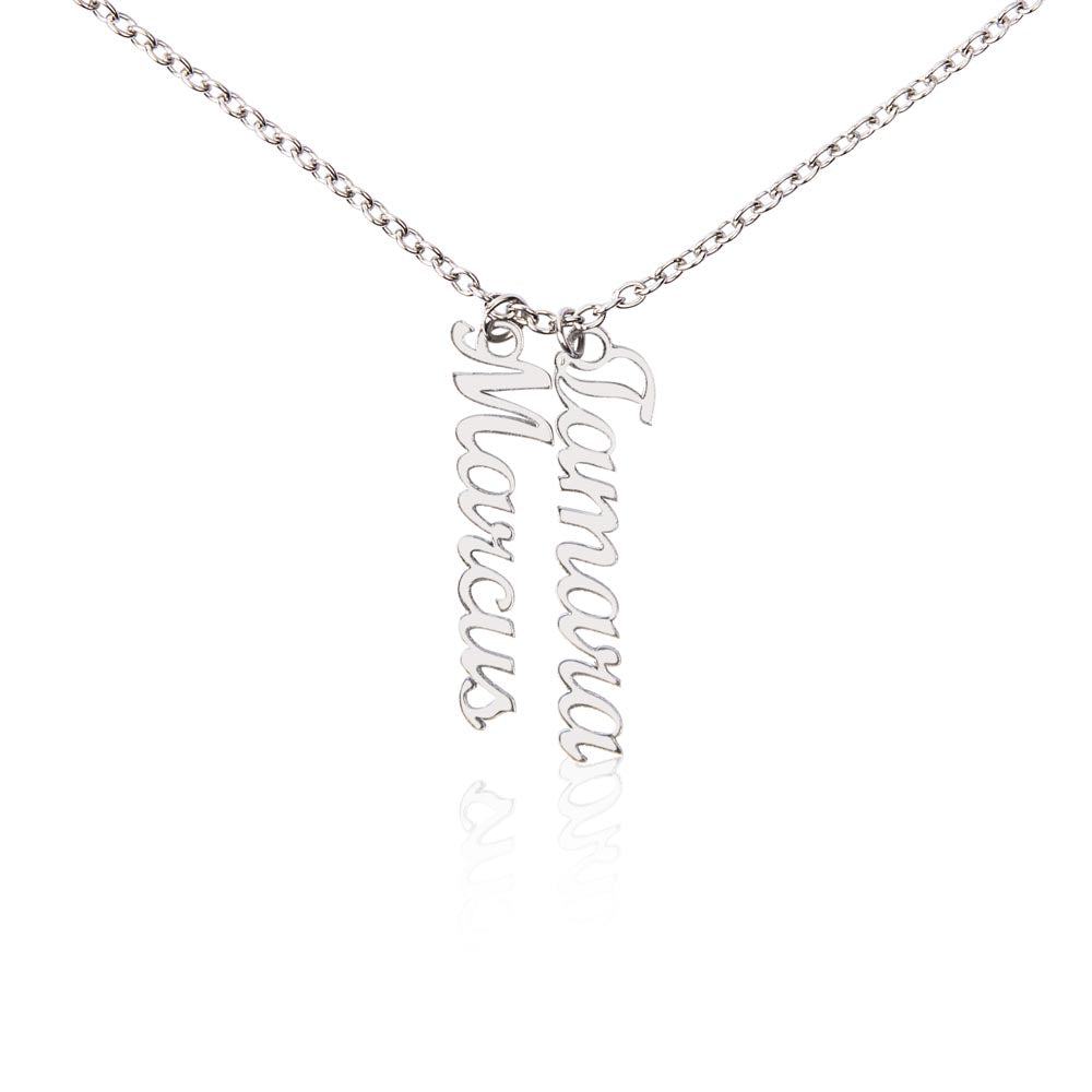 💕 Collier Multi-Prénoms Personnalisé
