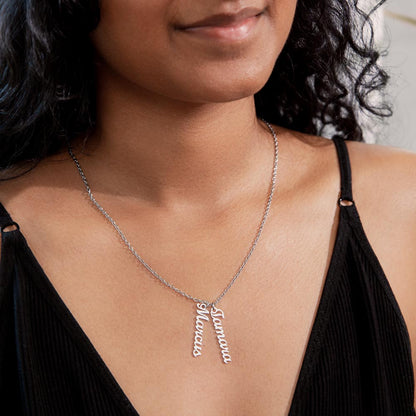 💕 Collier Multi-Prénoms Personnalisé