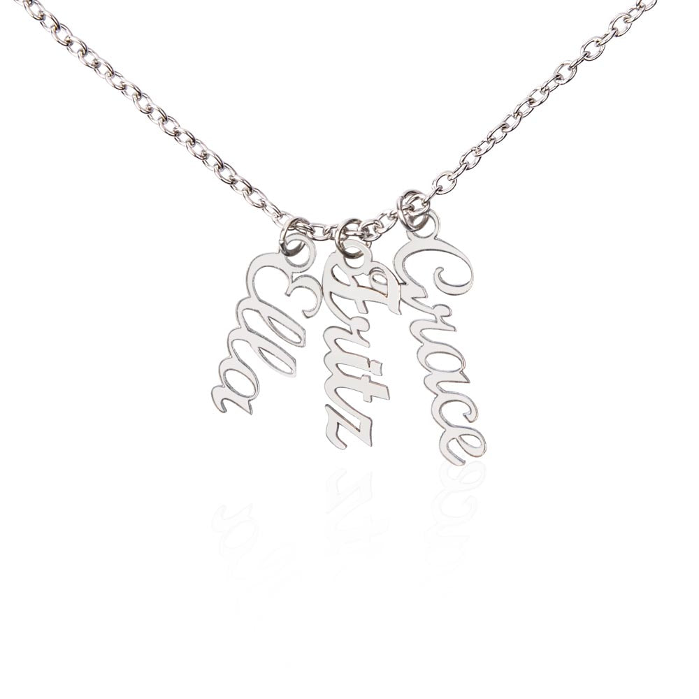 💕 Collier Multi-Prénoms Personnalisé