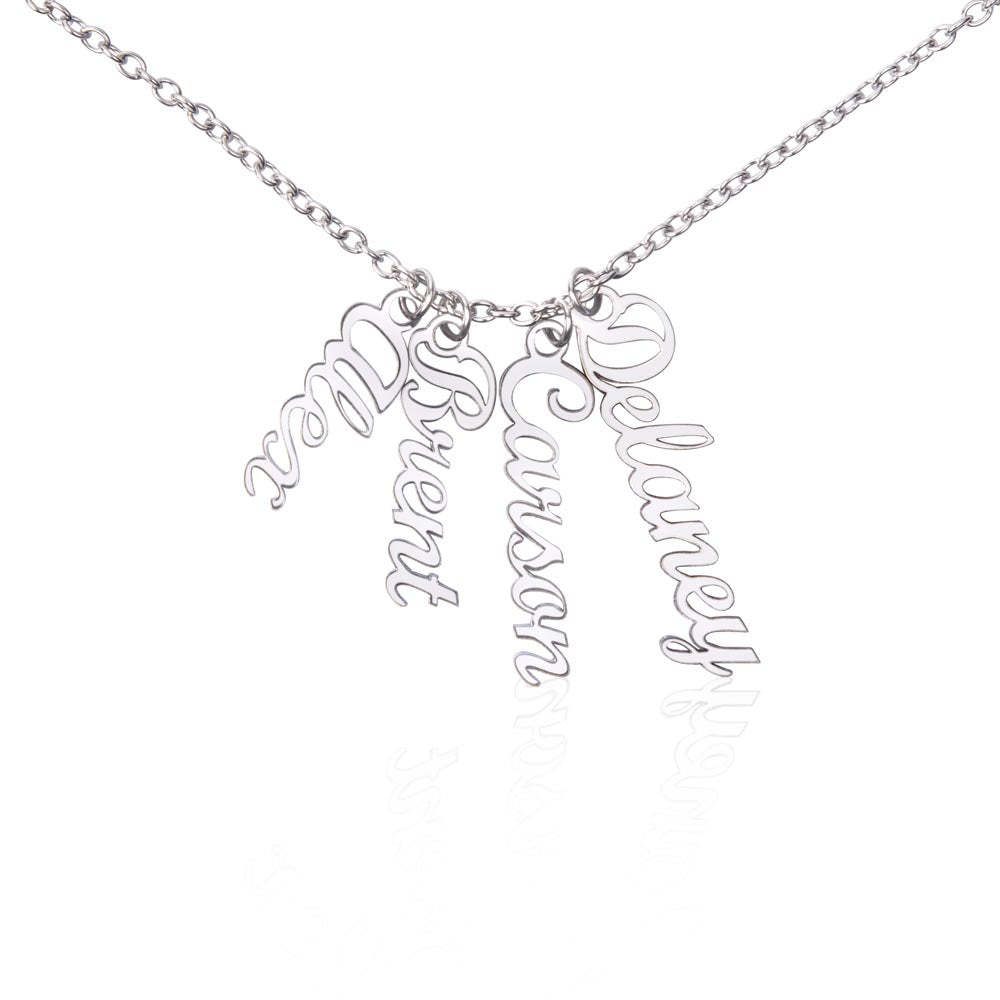 💕 Collier Multi-Prénoms Personnalisé