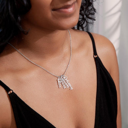 💕 Collier Multi-Prénoms Personnalisé