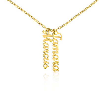 💕 Collier Multi-Prénoms Personnalisé