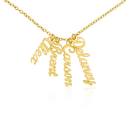 💕 Collier Multi-Prénoms Personnalisé