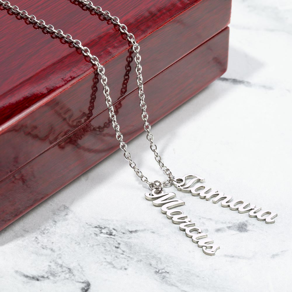 💕 Collier Multi-Prénoms Personnalisé